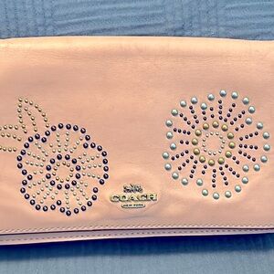 Coach, mini handbag/large wallet